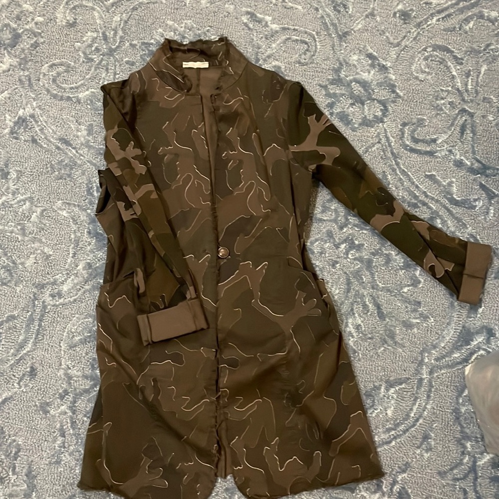 Camo long jacket